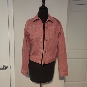 Ralph Lauren Women's Red Jean Jacket